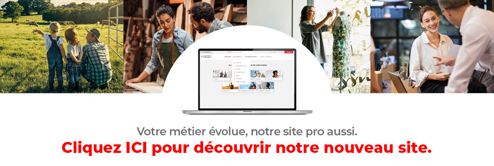 Votre métier évolue, notre site pro aussi ! Découvrez-le dès aujourd'hui !